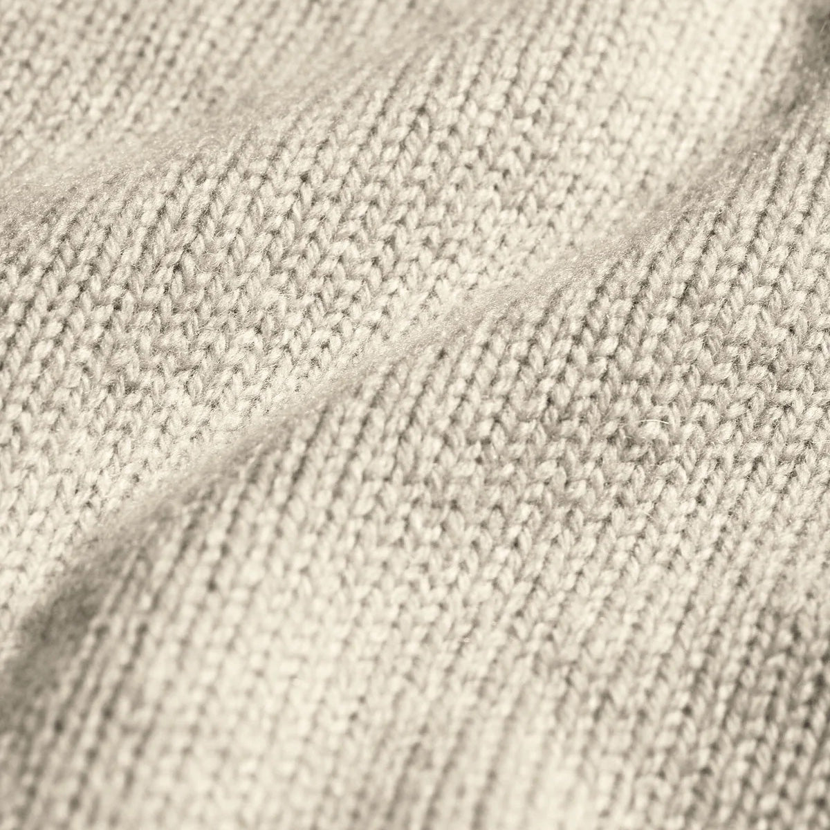 Oversized Merino Wool Crew - Ivory White