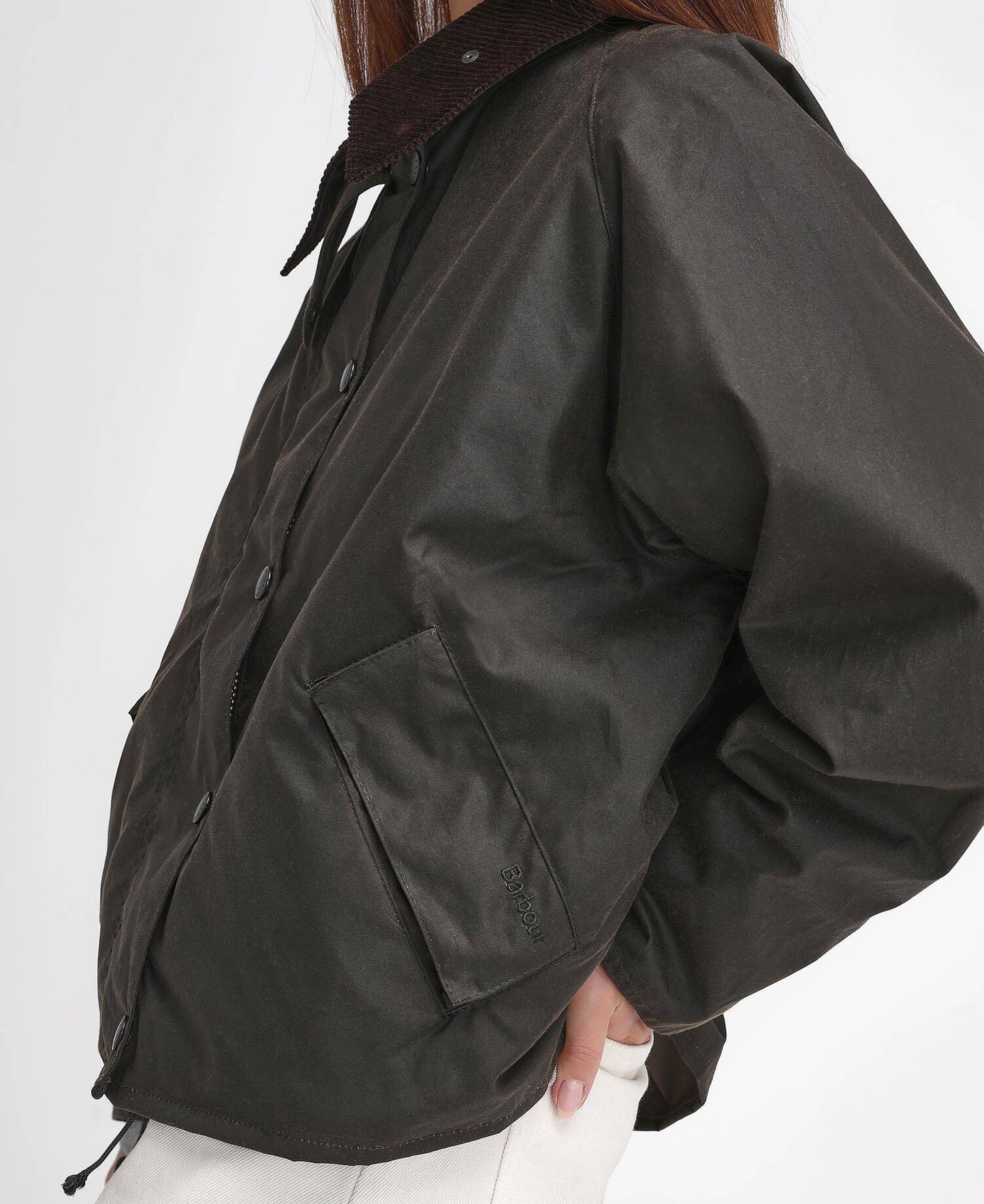 Women's Transport Waxed Jacket - Olive/Classic