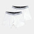Cotton Trunks, 2 Pack - White
