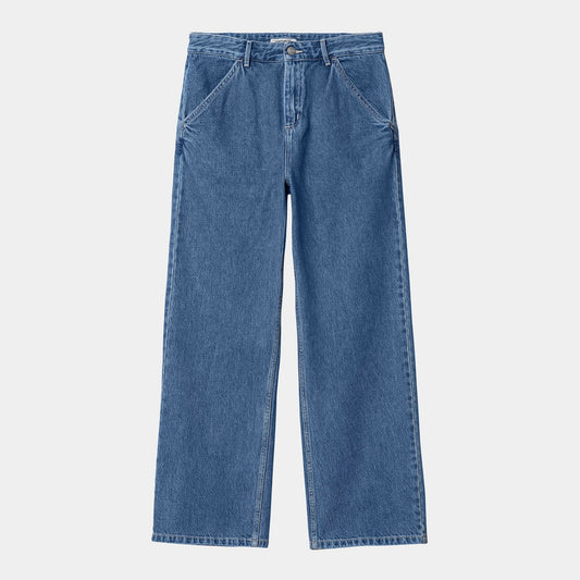 W' Simple Pant - Blue (Stone Washed)