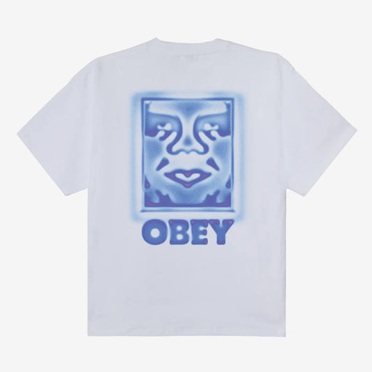 Heat Map Icon Heavyweight Tee - White