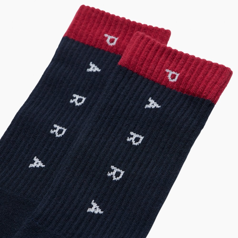 Horizontal Clean Logo Crew Socks - Multi