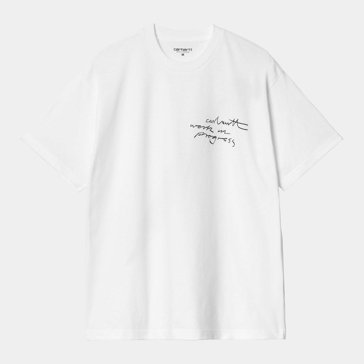 S/s Wip Pencil T-shirt - White / Black