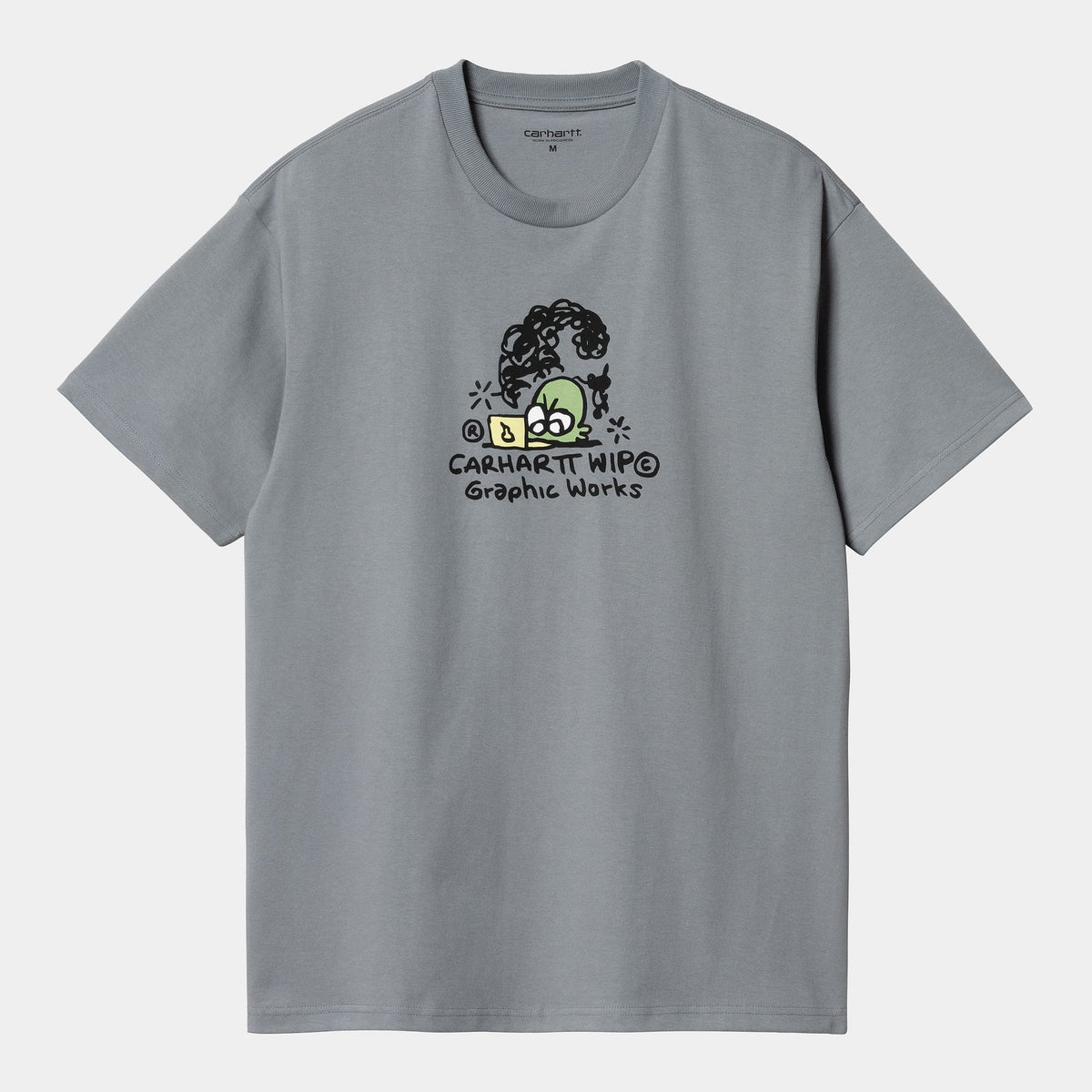 S/s Graphic Works T-shirt - Dove Grey