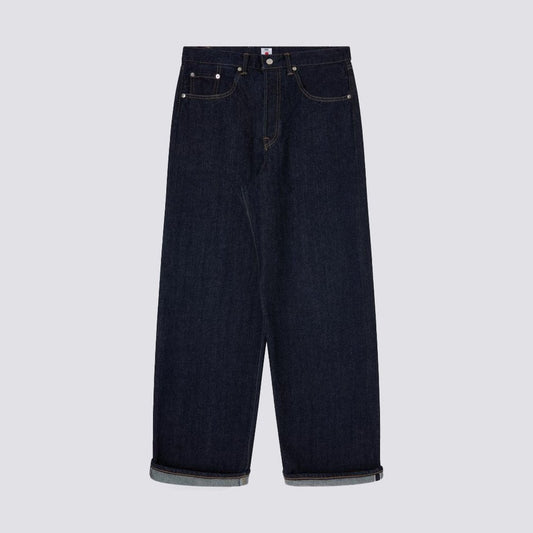 Wide Pant, 14oz Recycled Kurabo Red Selvage - Blue rinsed