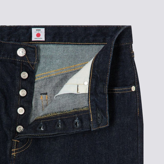 Wide Pant, 14oz Recycled Kurabo Red Selvage - Blue rinsed