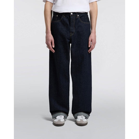 Wide Pant, 14oz Recycled Kurabo Red Selvage - Blue rinsed