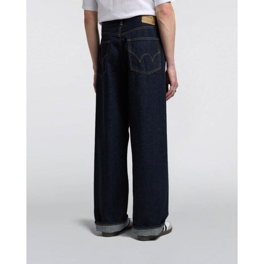 Wide Pant, 14oz Recycled Kurabo Red Selvage - Blue rinsed