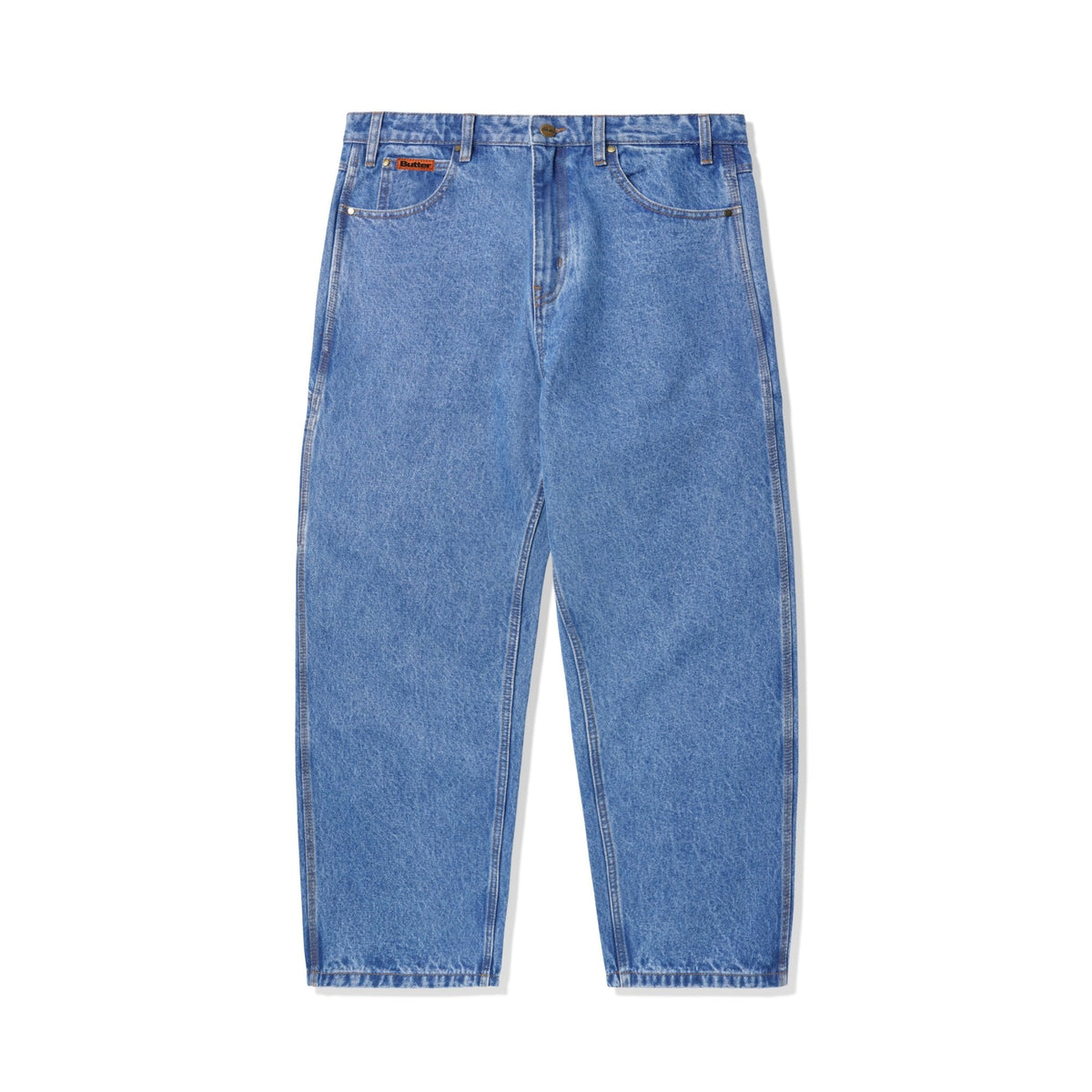 Baggy Denim Jeans - Washed Indigo
