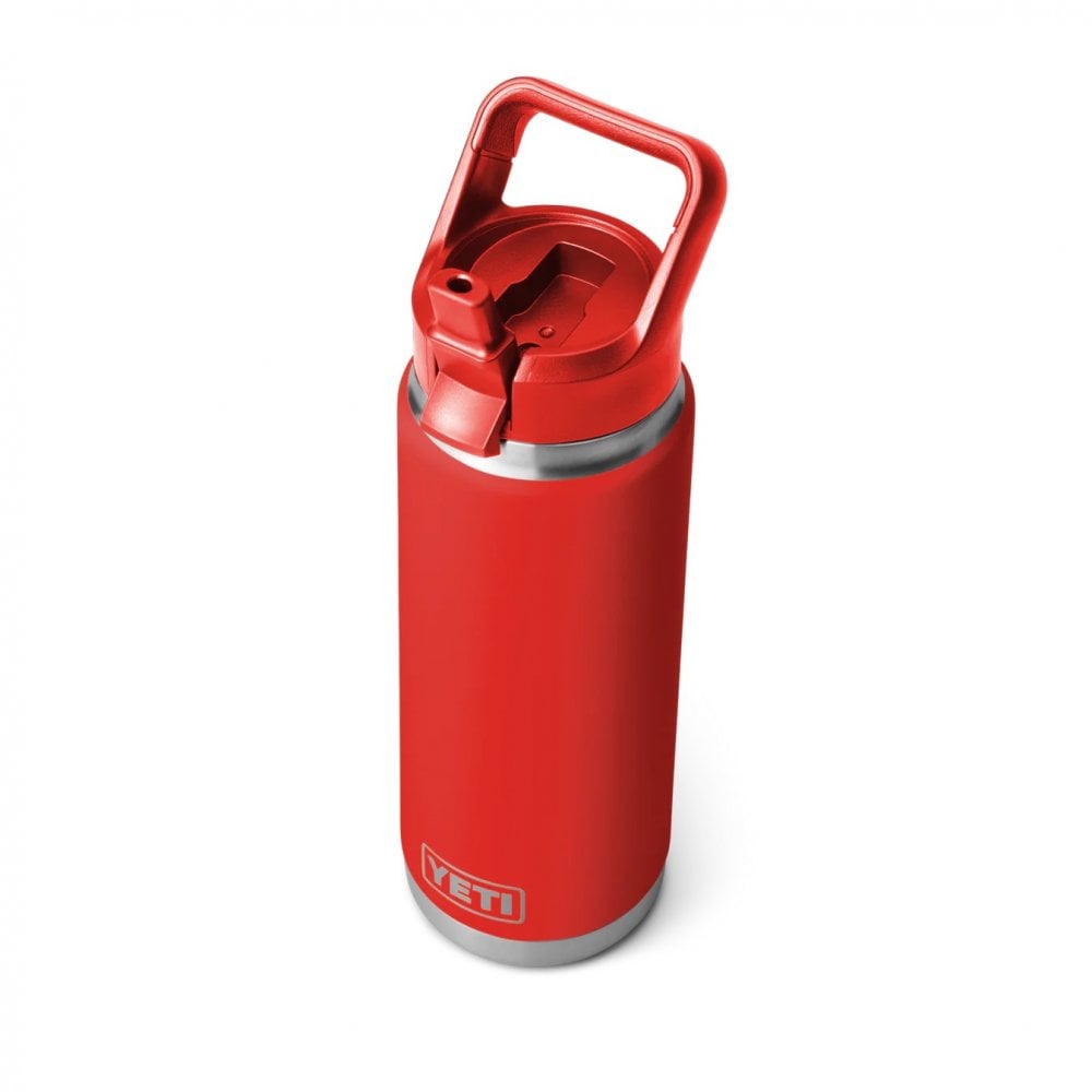 Rambler™ 26oz Bottle, Straw Cap - Rescue Red