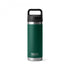 Rambler 18oz Bottle, Chug Cap - Black Forest Green