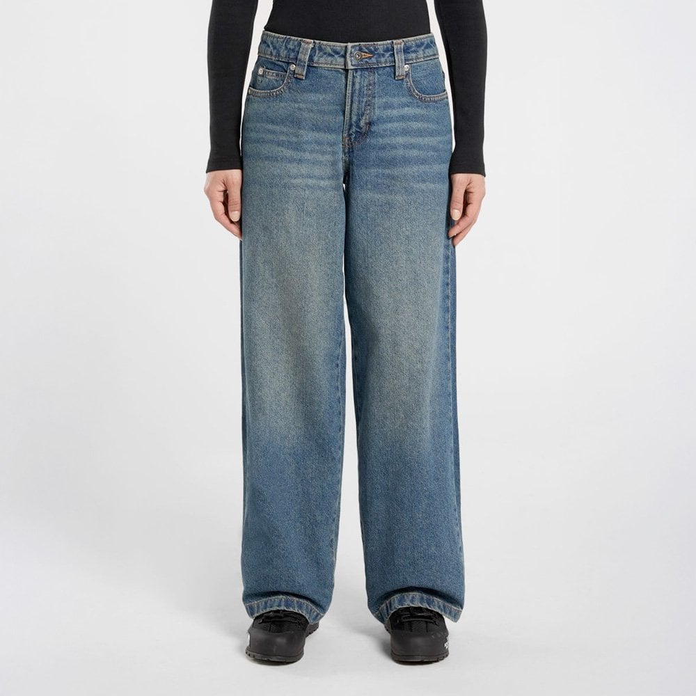 W' Mechanic Denim Pant - Khaki Tint Blue