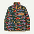 Men's Lightweight Synchilla Snap-T® Fleece Pullover - Salmon Energy / Old Growth Green