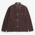 Folke Wide Corduroy Chore Jacket - Espresso
