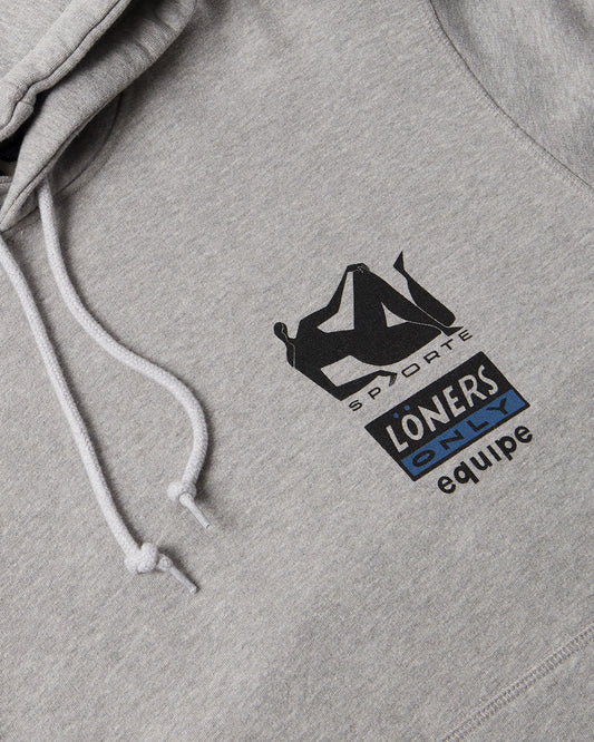 Parra Sporte Hooded Sweatshirt - Heather Grey
