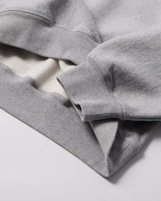 Balloon Logo Cross-Grain Crewneck - Heather Grey