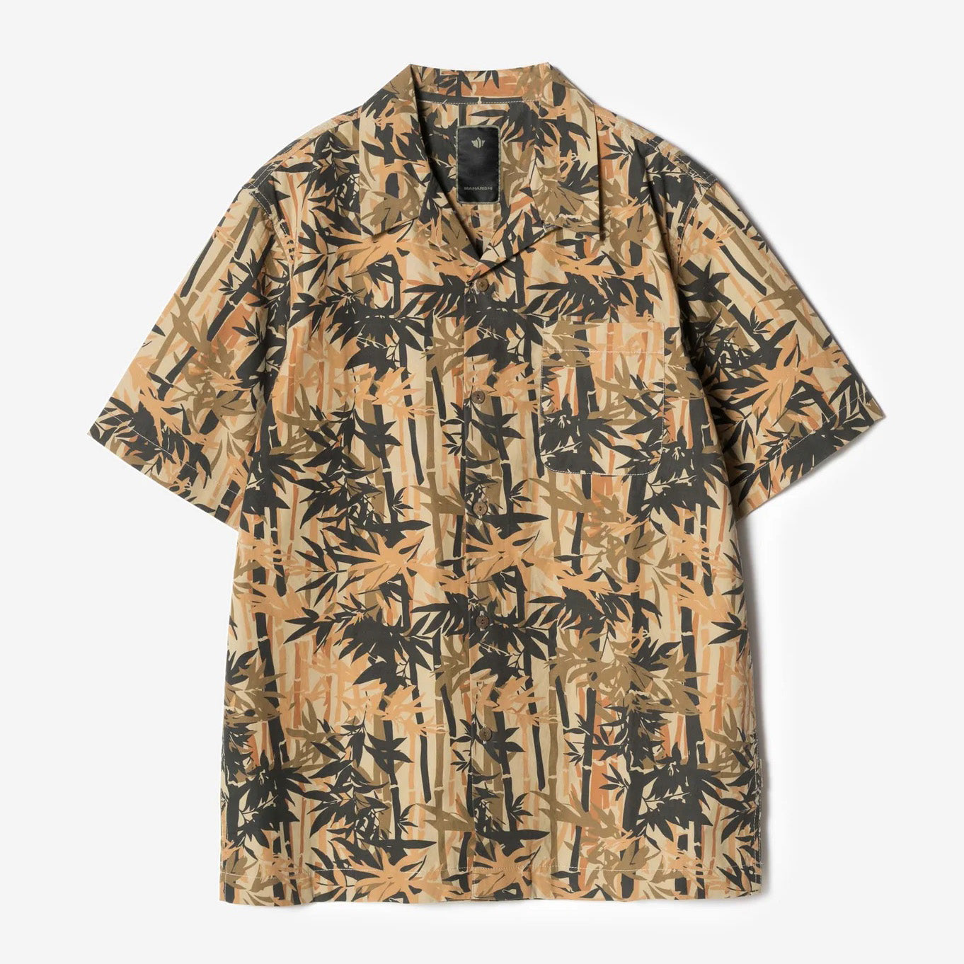 7349 DPM Bamboo Camp Collar Shirt - Woodland