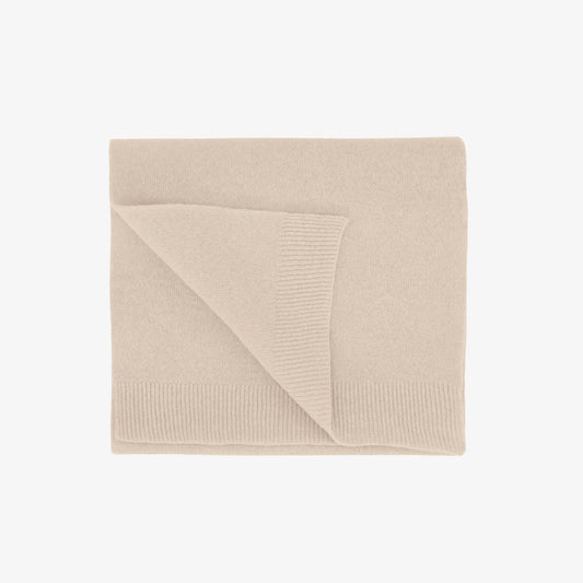 Merino Wool Scarf - Ivory White
