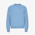 Oversized Merino Wool Crew - Seaside Blue