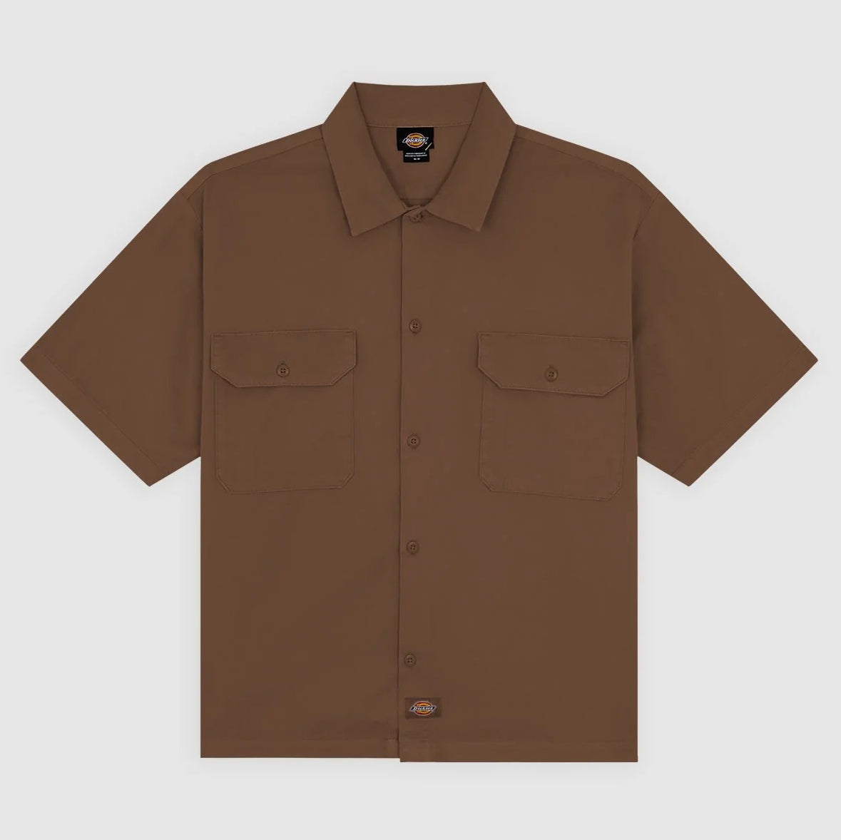 247 Garment Dye SS Work Shirt - Timber Brown