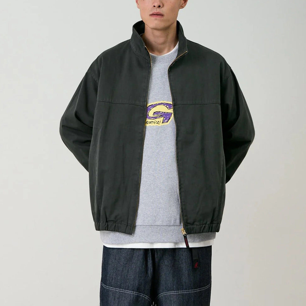 Twill-Around Jacket - Smokey Grey