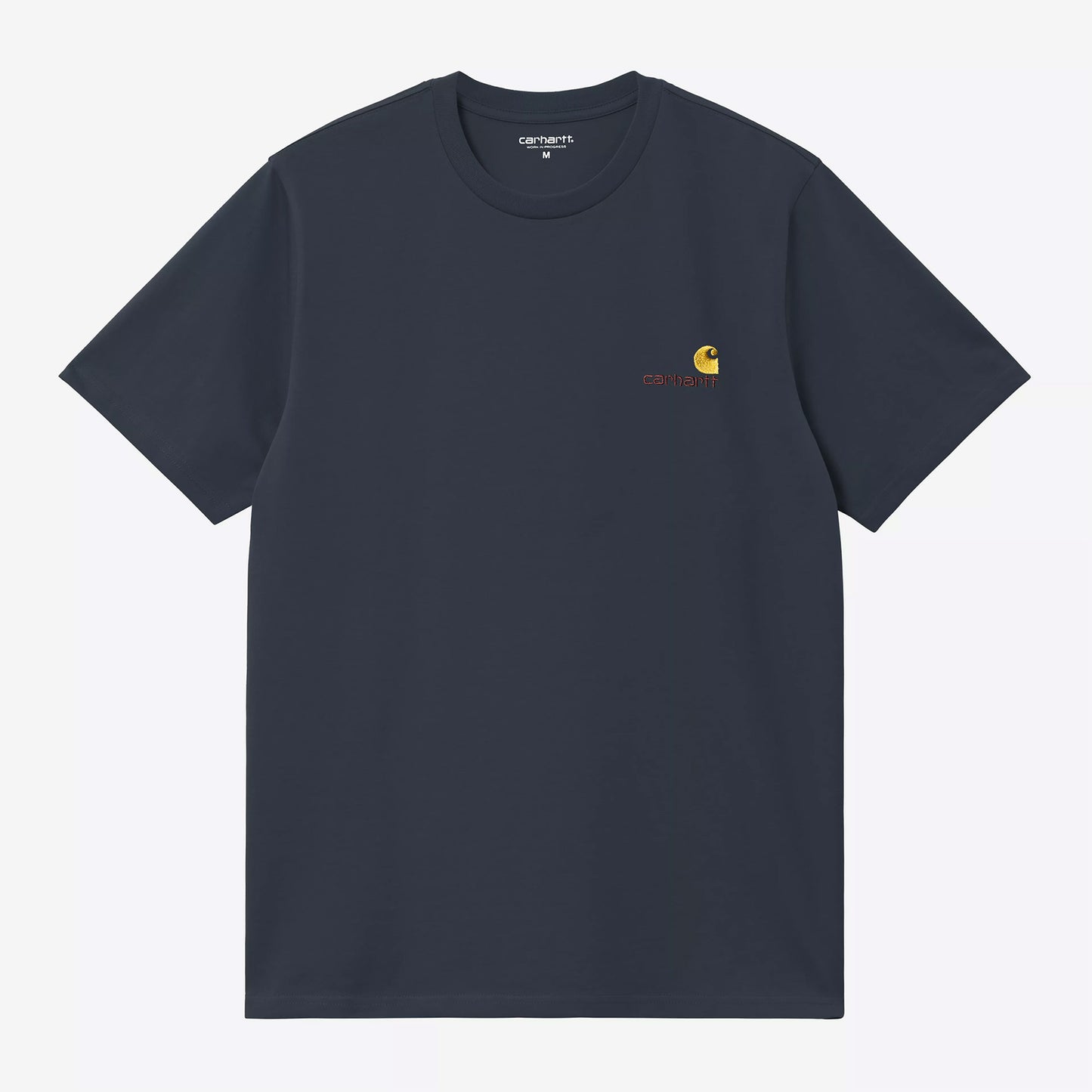 S/S American Script T-Shirt - Deep Night