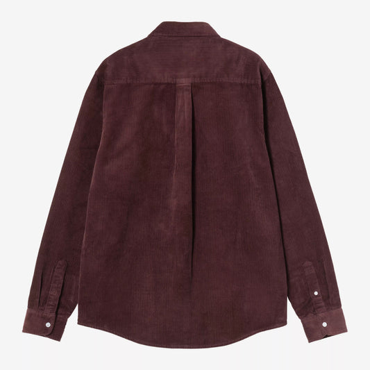 L/S Madison Cord Shirt - Amarone