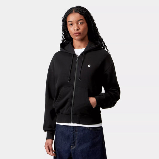 Women’s Hooded Casey Jacket - Black / Silver