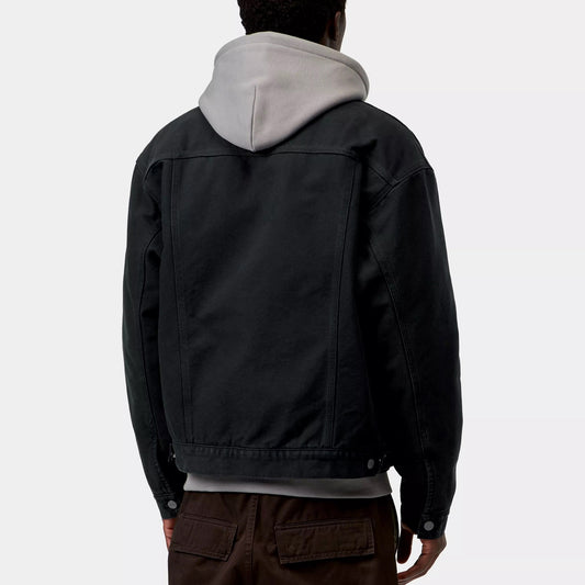 OG Trucker Jacket - Black / Black stone canvas