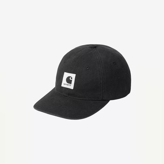 Canvas Cap - Black (Stone Washed)