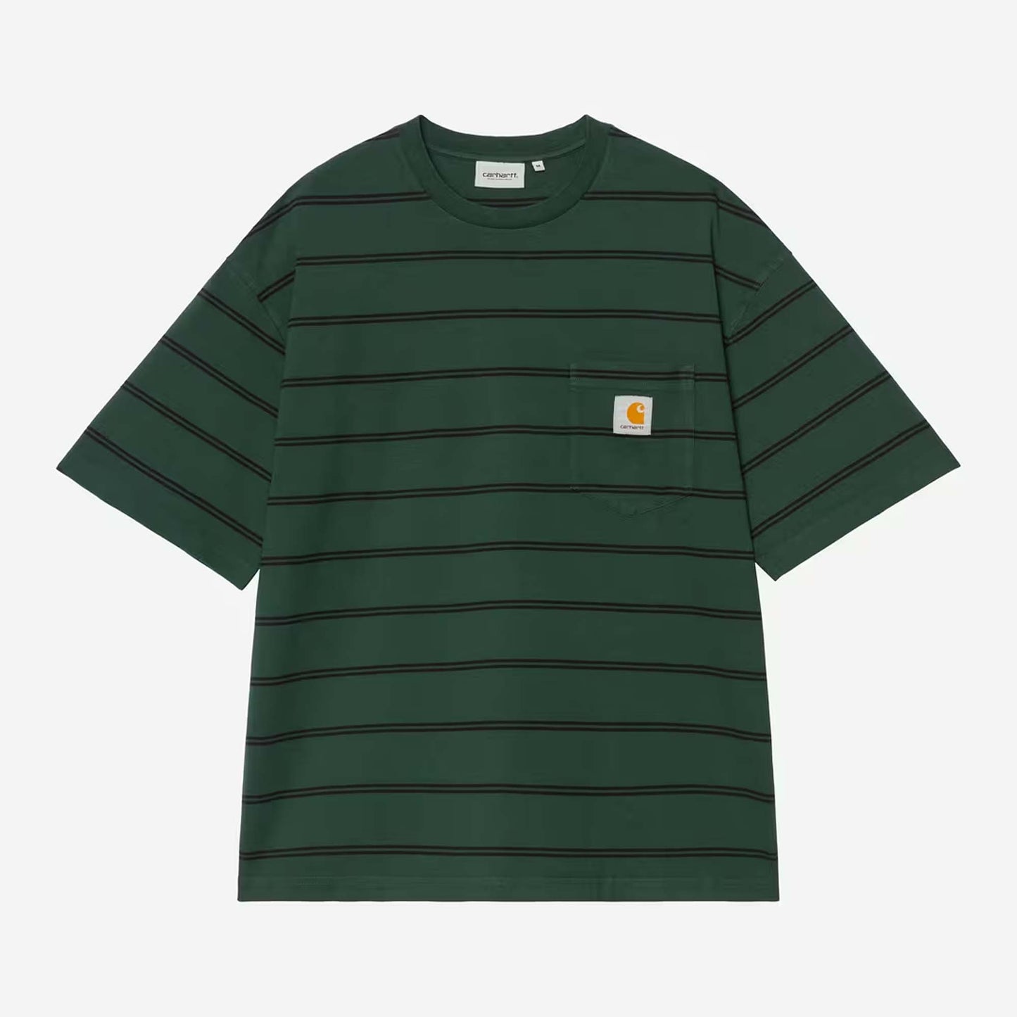 S/S Cardona Pocket T-Shirt - Cardona Stripe/Natural, Garment Dyed