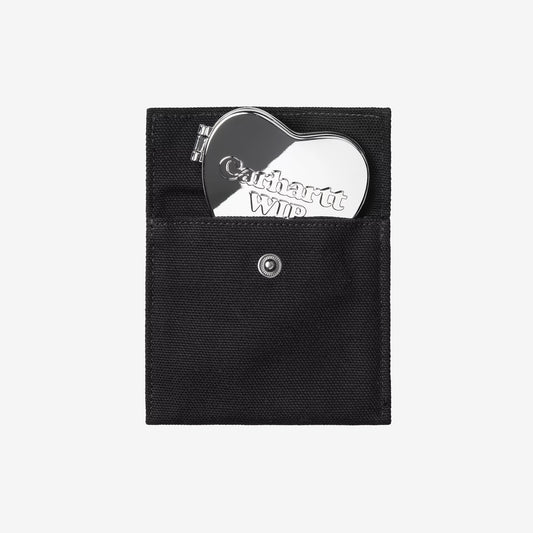 Heart Pocket Mirror - Silver