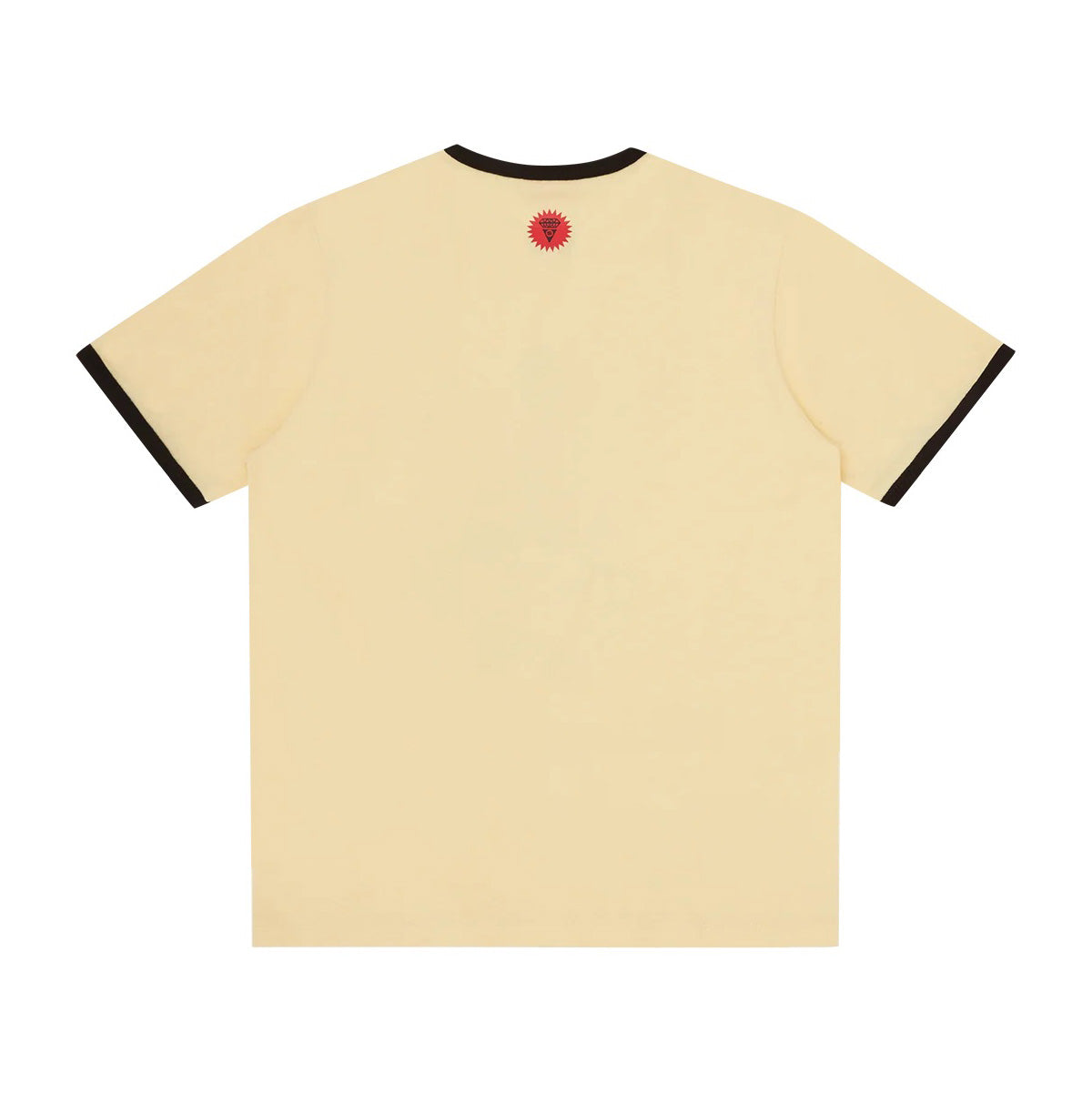 Womens Cherry Ringer T-Shirt - Yellow