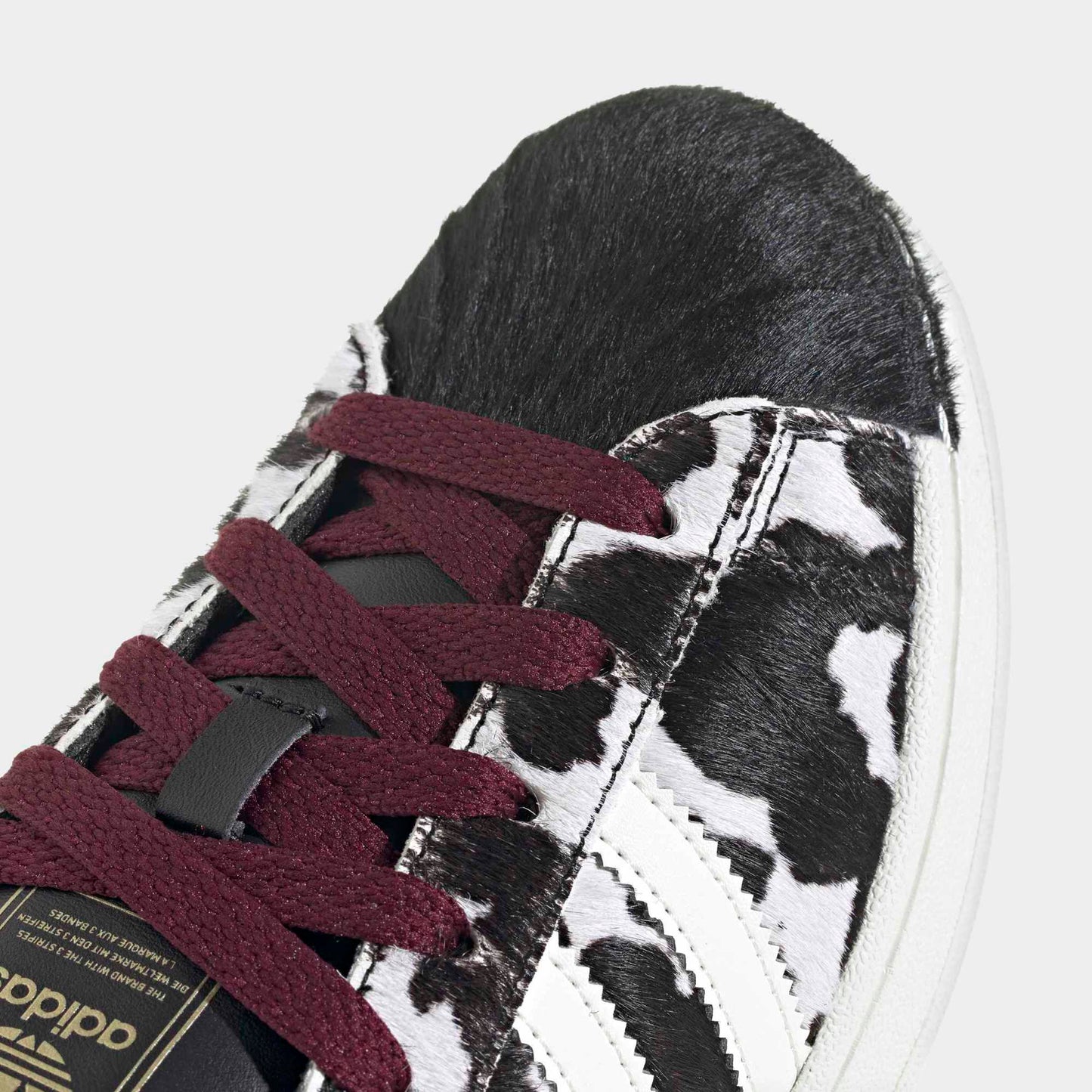 Women's Superstar II - Core Black / Off White / Maroon