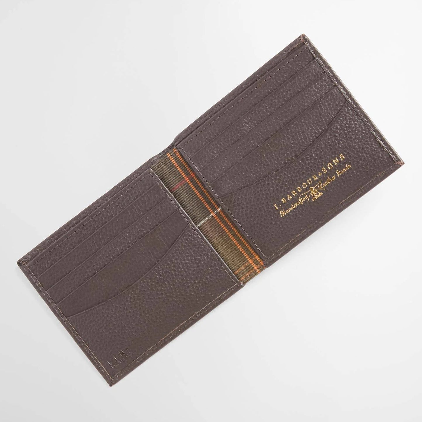 Amble Leather Billfold Wallet- Dark Brown