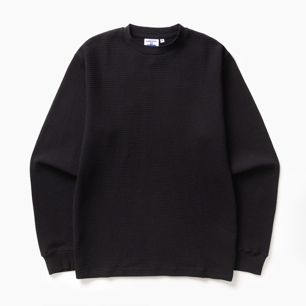 Thermal Waffle LS Tee - Black