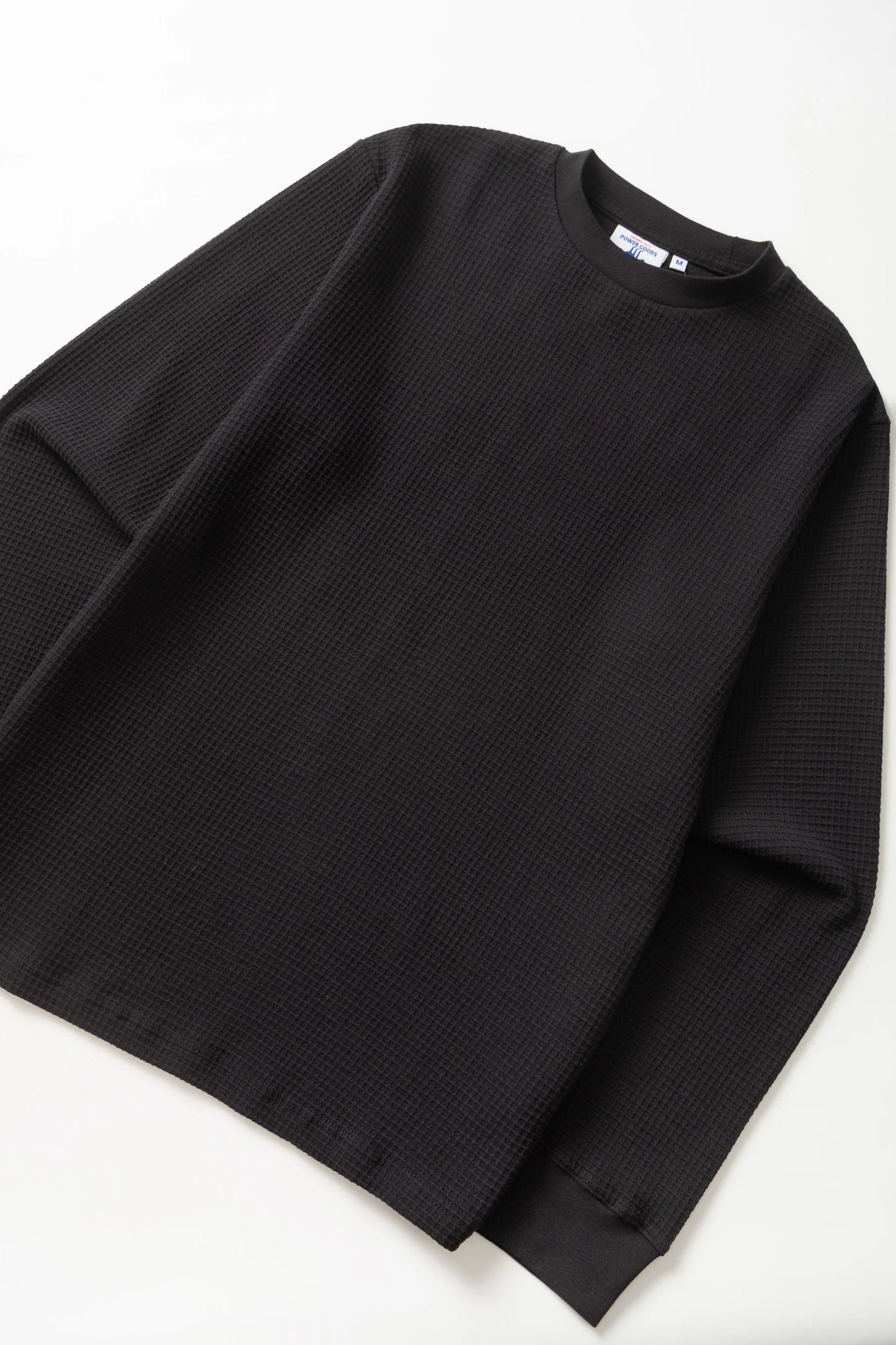 Thermal Waffle LS Tee - Black