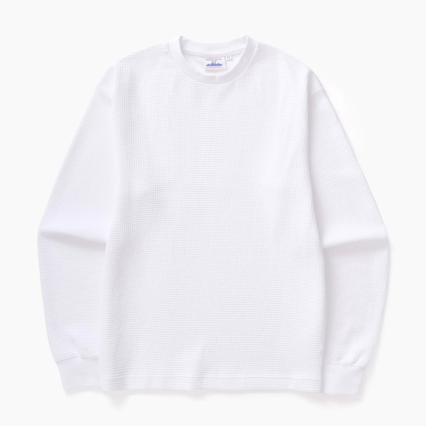 Thermal Waffle LS Tee - White