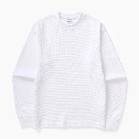 Thermal Waffle LS Tee - White