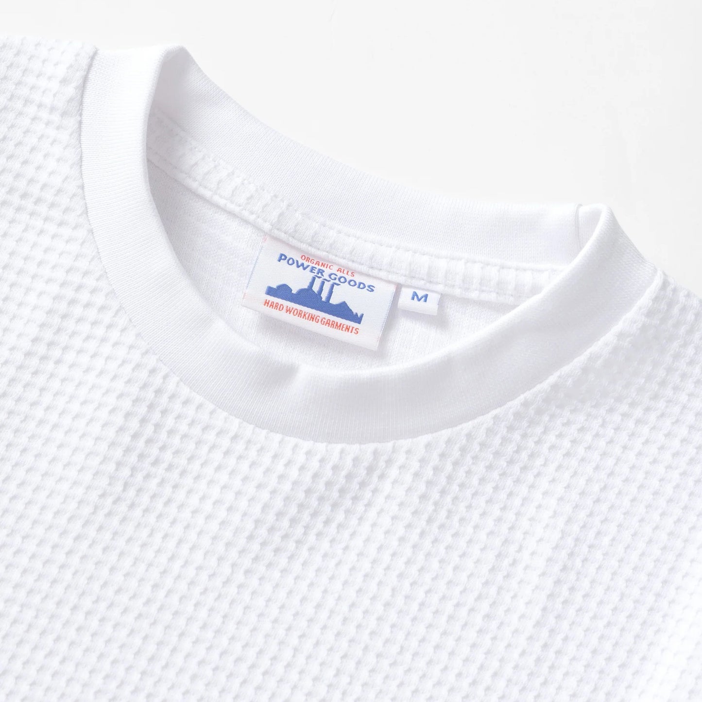 Thermal Waffle LS Tee - White