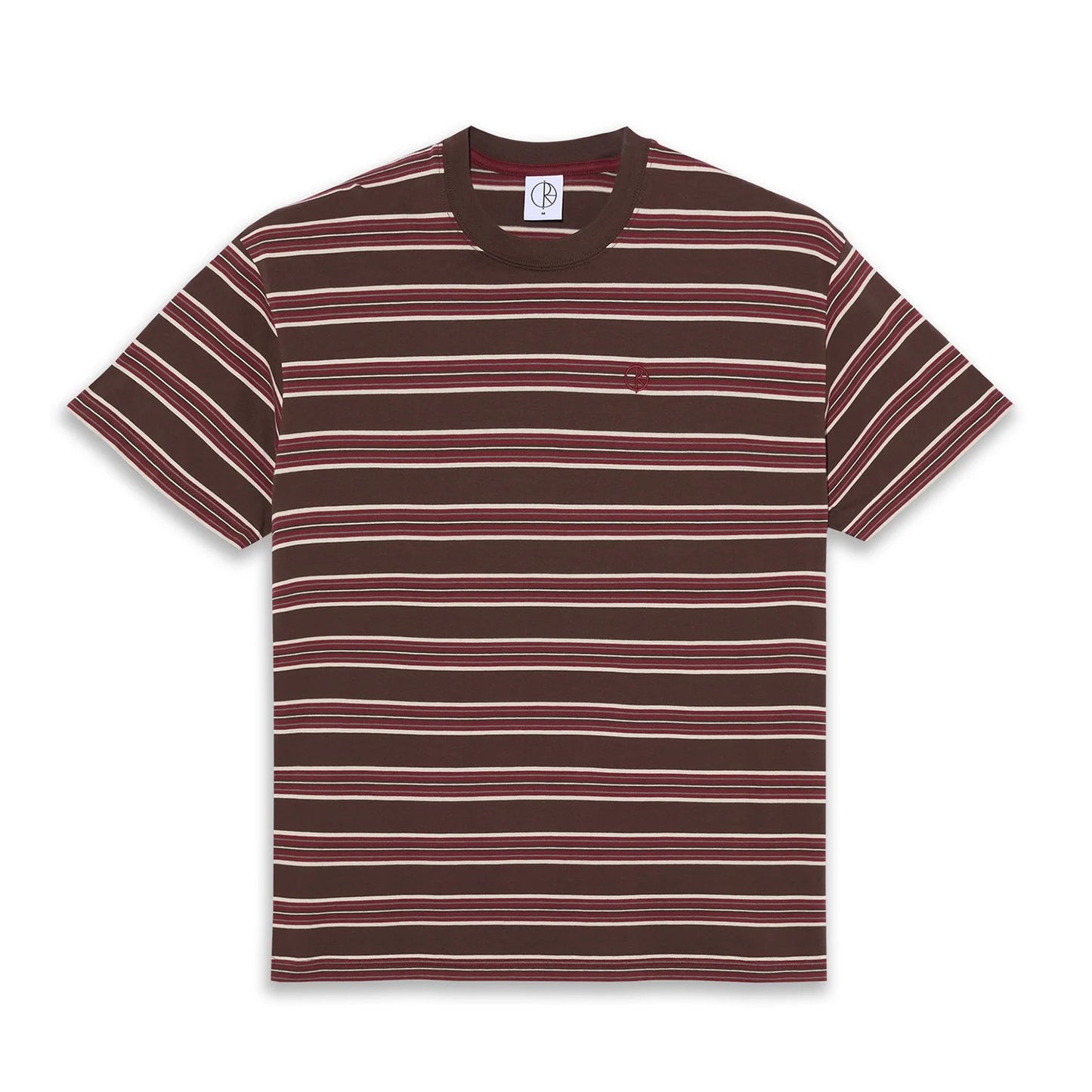 Tee - Stripe - Brown/Red