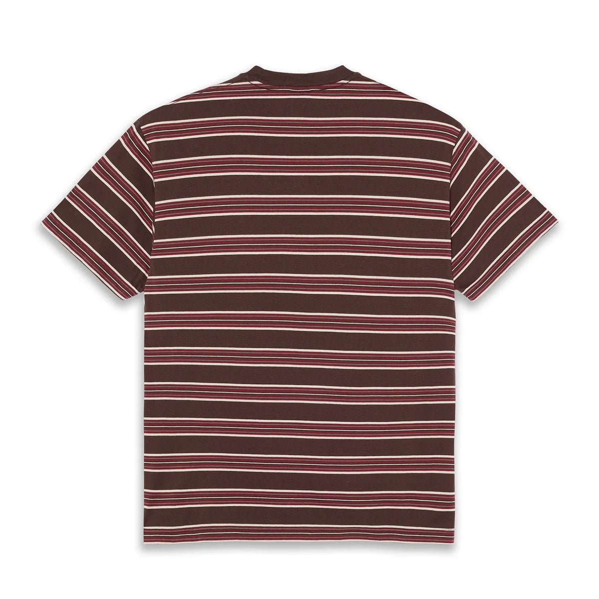 Tee - Stripe - Brown/Red