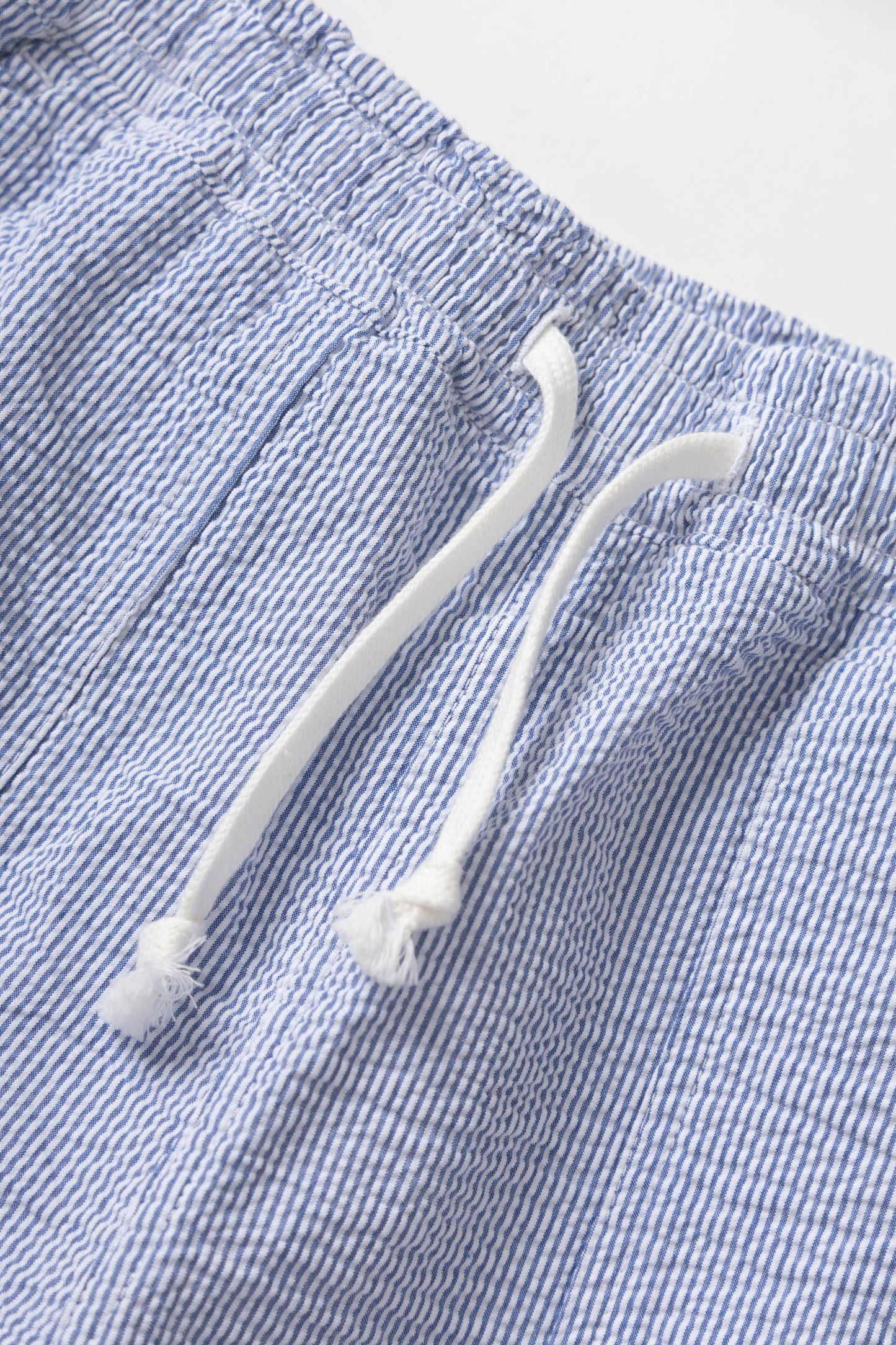 Seersucker Chef Pants - Navy Stripe