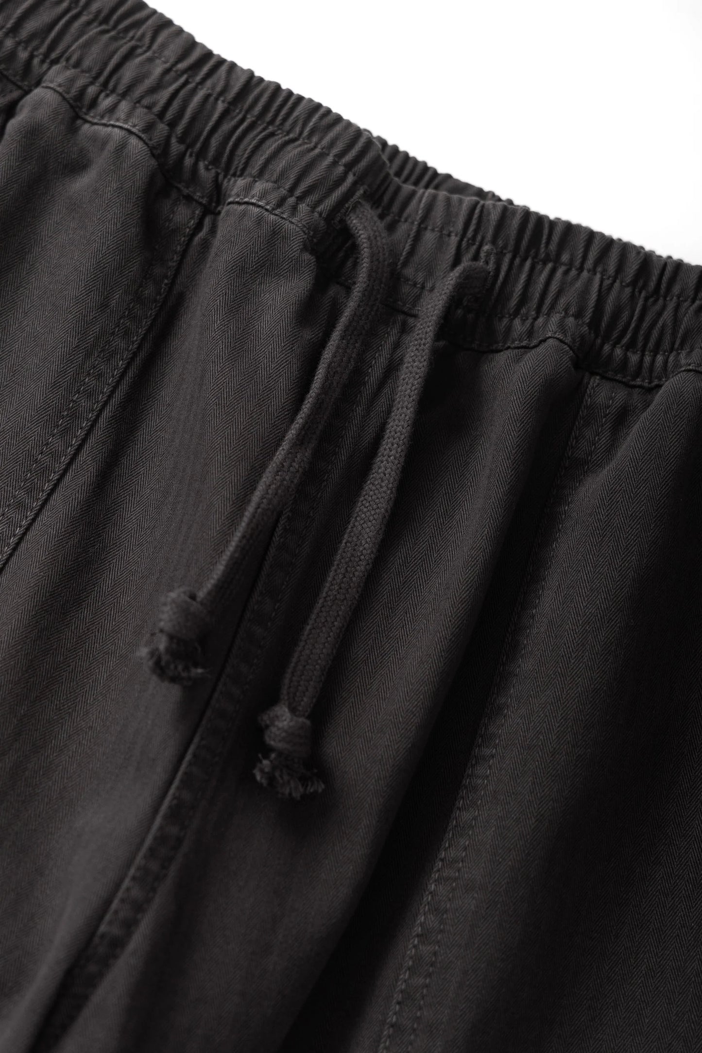 Pigment Herringbone Chef Pants - Black