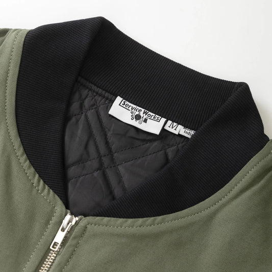 Canvas Work Vest - Olive