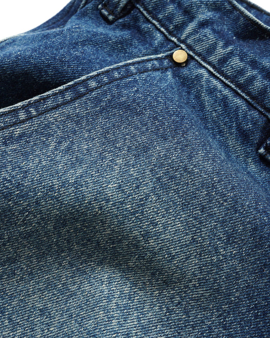 Peanuts Spike Denim Jeans - Distressed Indigo