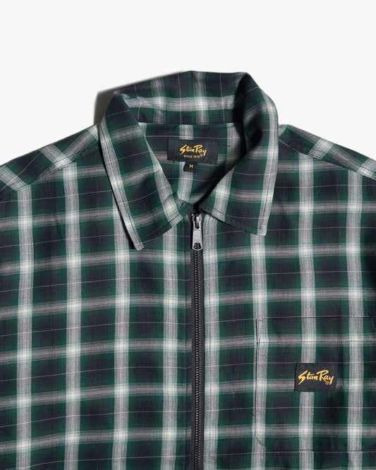 Zip Shirt - Green Check