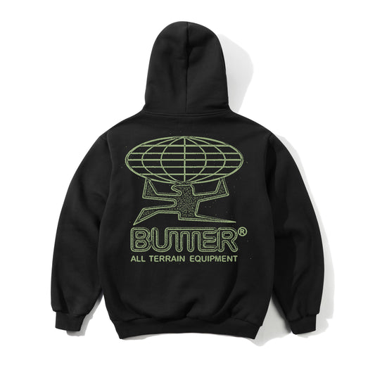 Terrain Pullover Hood - Black