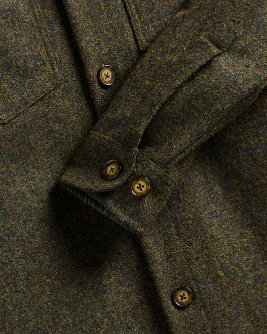 Wool Field Overshirt - Forest
