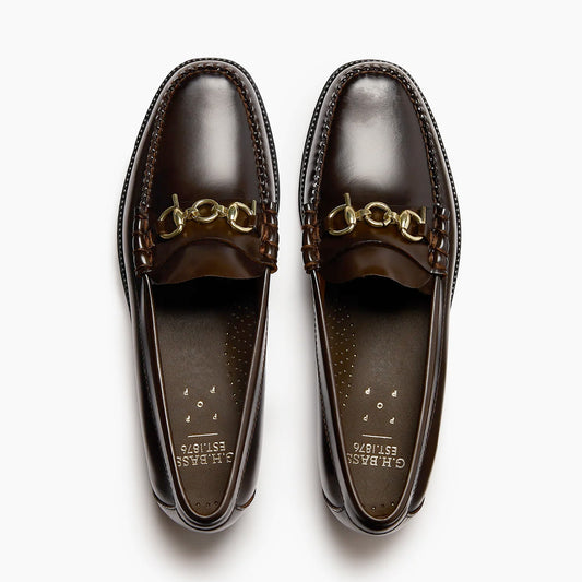 G.H. Bass X POP Trading Company Easy Weejun Lincoln - Chocolate Leather